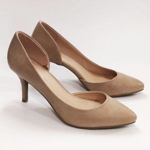 Taupe Tan High Heels by Massini